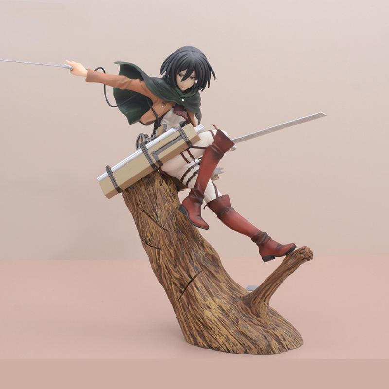 Attack on Titan Artfx J Mikasa Ackerman Vernieuwd Pakket Versie. PVC Actiefiguur Anime Figuur Model Speelgoed Collectie Pop Cadeau
