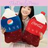 Coke Cartoon Sprite Plush Toys Creative Cushion Stuffed Birthday Gifts Dolls