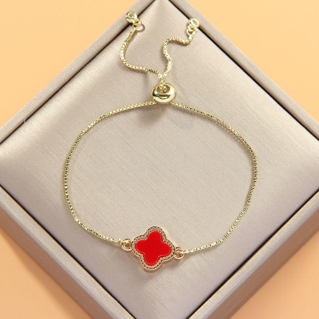 Verstellbares 8-förmiges Evil Eye Herzarmband für Damen - Europäische & Amerikanische Mode, Südostasiatischer Einfluss