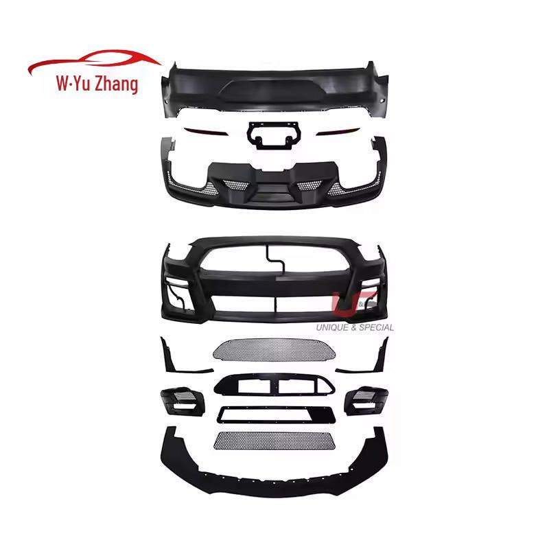 Compatible Front & Rear Bumper, Hood, and Fender for Ford Mustang GT500 Upgrade (2015-2023 Models)