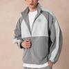 Converse Jackets Men's Gray Stand Collar Moderate Other MCH697-GFY