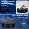3 Speeds Electric Rotating Display Stand Turntable Mirror Photography Turntable Jewelry Holder, 5.7Inches / 10kg Load