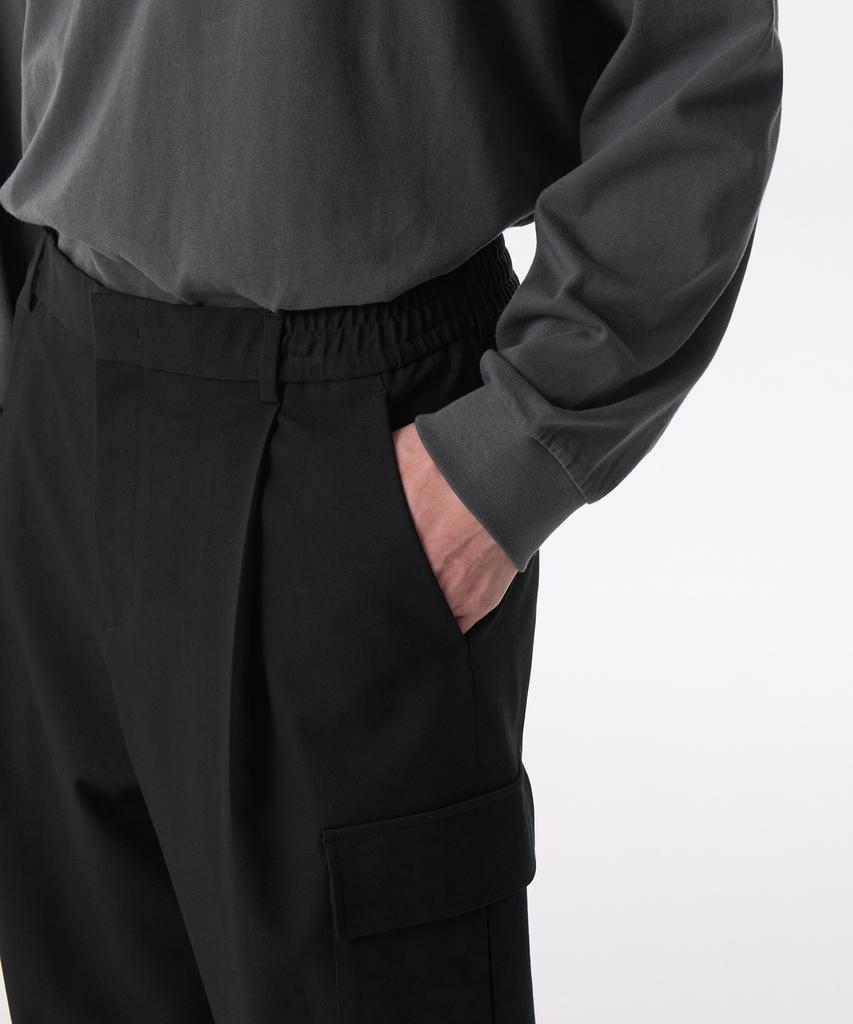 Musinsa Standard Elastic Cargo Strap Jogger Slacks [Black]