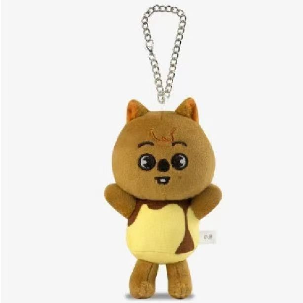 Nuevos Llaveros de Muñeco de Peluche de Stray Kids Figura Colgante Llavero Encanto Soporte para Llaves Decoración de Bolso