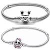 925 Silver Winnie The Pooh Charm Bracelet For Original Female Jewelry Exquisite Gifts