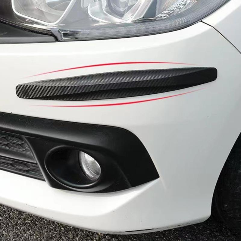 4Pcs Car Door Protectors Guard Strips Scratch Protectors Car Rubber Bumper Stickers