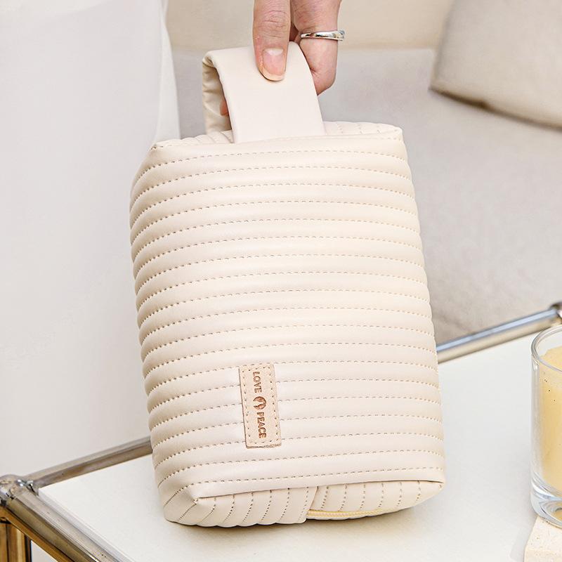 Lady Cosmetic Bag Women PU Makeup Bag Waterproof Toiletry Travel Wash Pouch Beauty Case Portable Storage Bag Organizer Gifts New