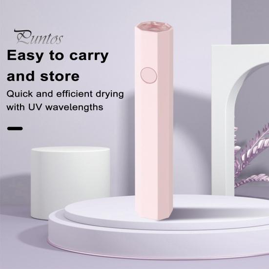Przenośna lampa UV do paznokci Szybkoschnąca, wszystkie lakiery żelowe, ładowanie przez USB, ręczna mini rozmiar, lekka, przyjazna dla użytkownika lampa UV