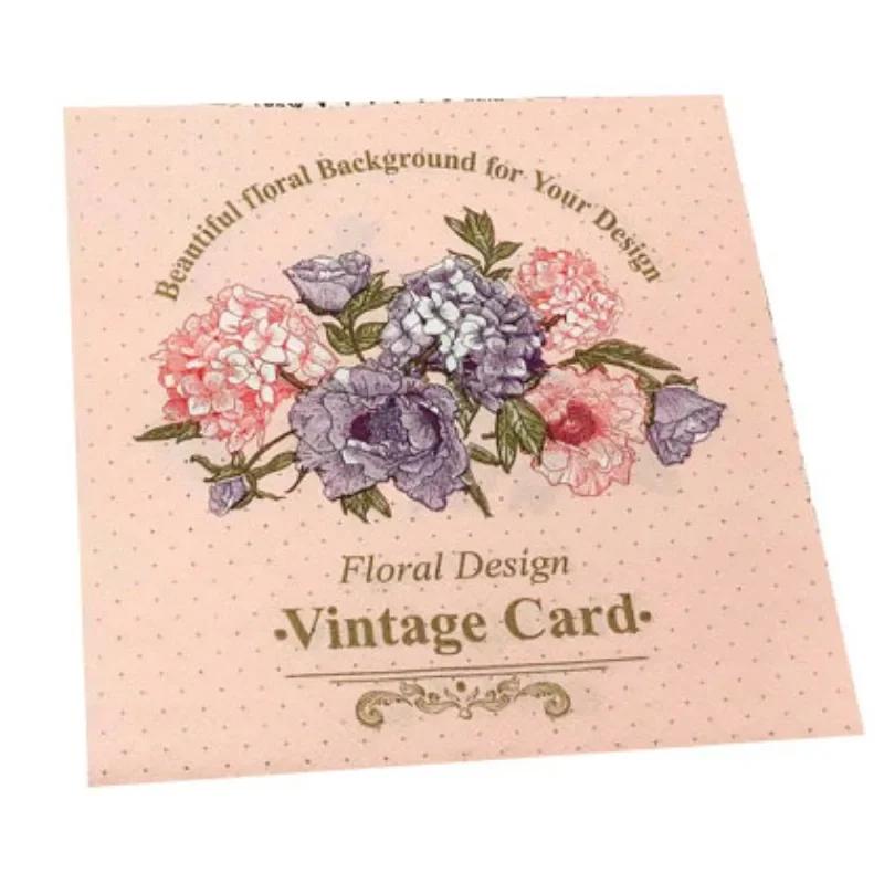 

20 шт./упак. 33*33 см 2-слойные одноразовые салфетки для вечеринок с цветочным узором