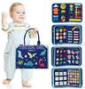 Montessori Early Childhood Educational Felt Learning Board: Teaches Dressing and Shoelace Tying.