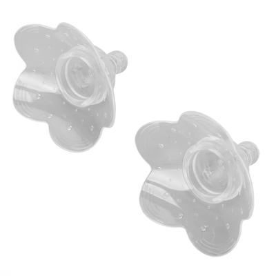 2pcs Nipple Shield Silicone Nursing Breastfeeding Nipple Shield Protector for Flat Inverted Nipples