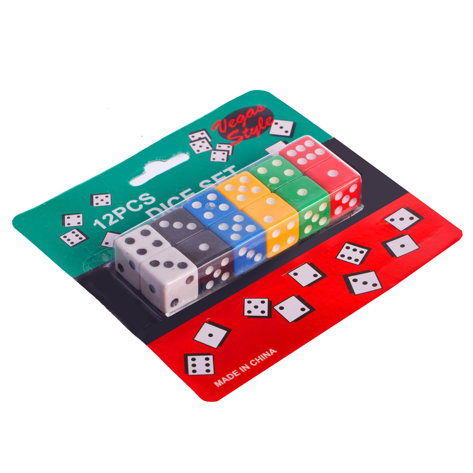 

Кістки гральні SP-Sport IG-15127 12 шт різнокольоровий