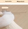 Women's EVA Waterproof Thick-Soled Plush Cotton Slippers, Non-Slip High-Heel, Warm Indoor Shoes for Autumn & Winter