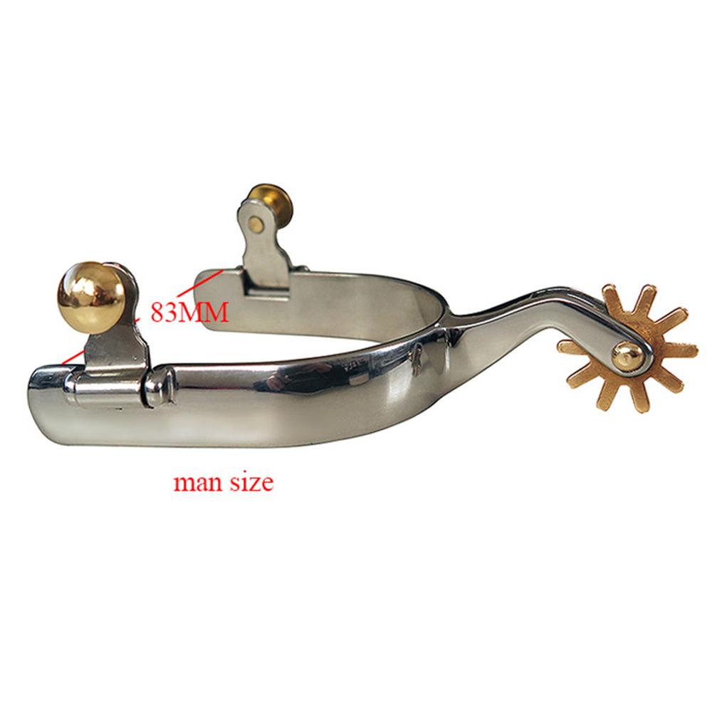 2Pcs Horse Spurs For Men Western Cowboy Spurs For Horse Riding Accessories