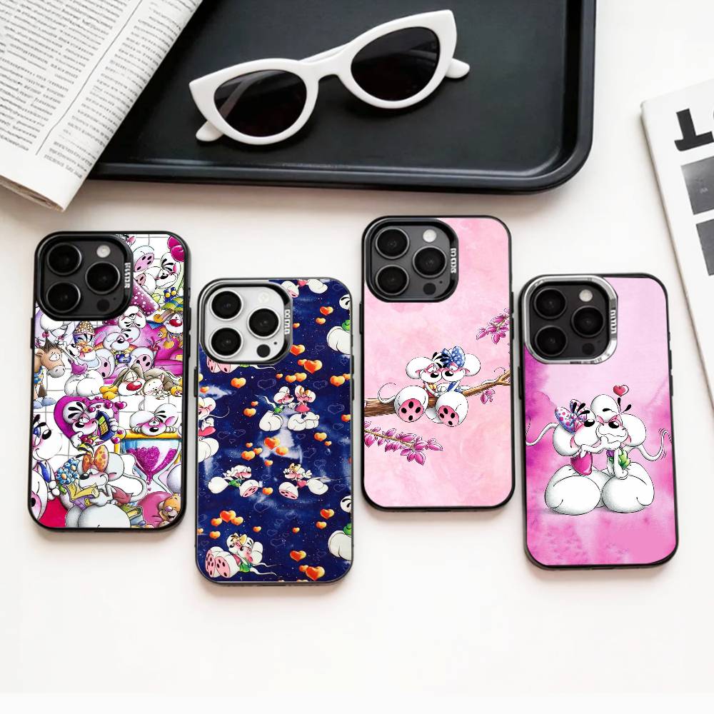 BELLISSIMA Custodia per Telefono D-Diddl Per iPhone17,16,15,14,13,12,11 Plus,Pro Max Colorata Argentata Interno