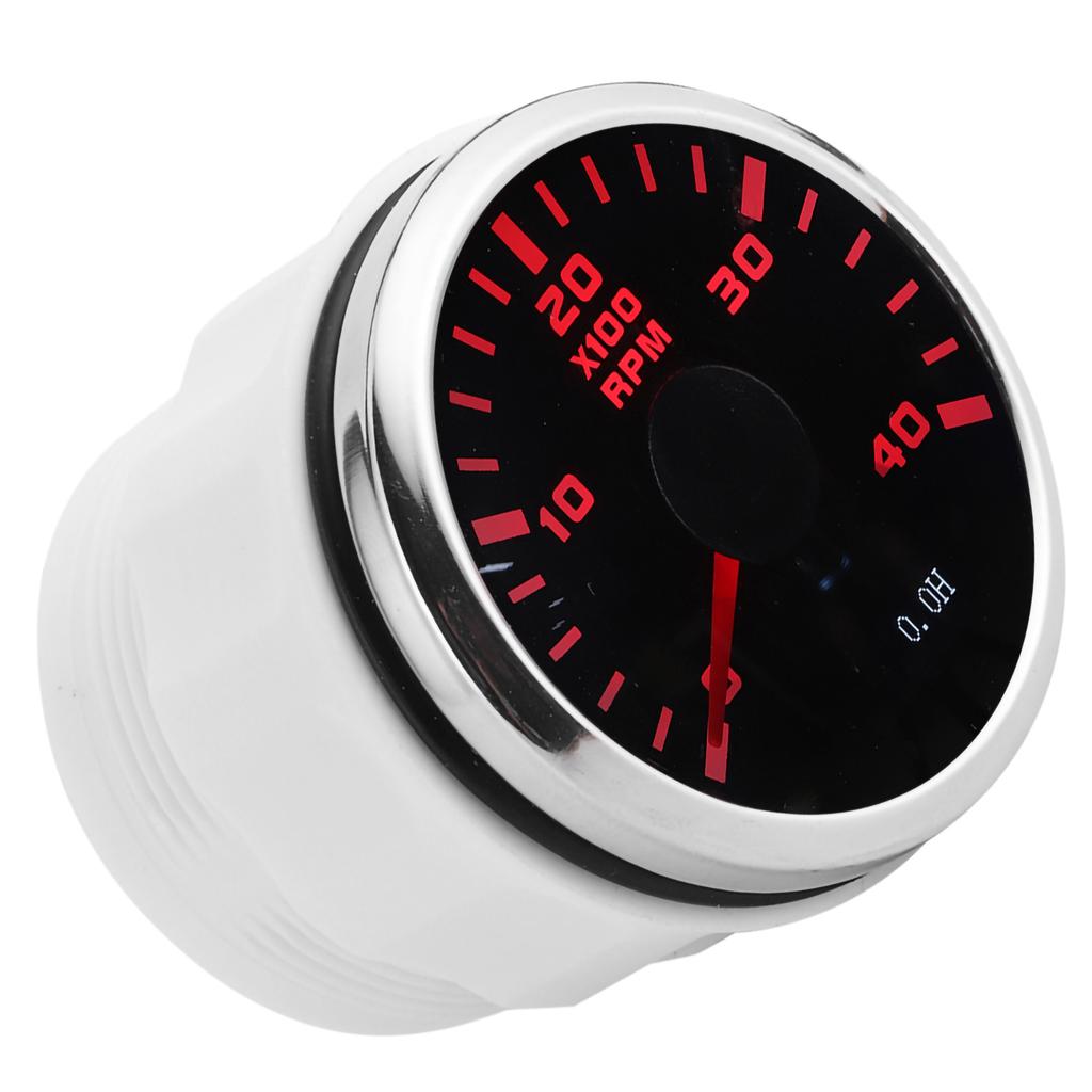 Turometru Digital 52mm 4K RPM LCD Afișaj Oră Metru Impermeabil pentru Mașină Iahturi Motocicletă