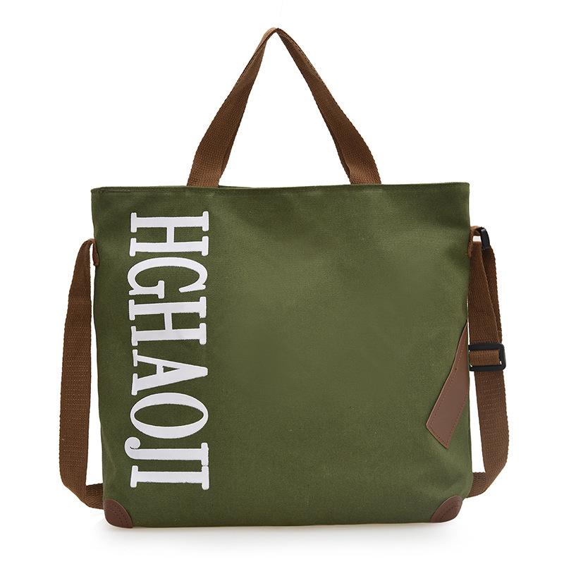 Large Capacity Canvas Shoulder Bag, Trendy and Simple Laptop Tote Bag, Versatile for Work Commute and Daily Leisure