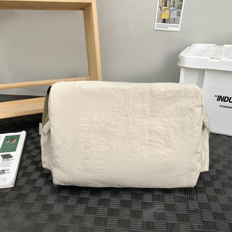 Geantă de nailon Geanta de damă, de culoare solidă, de umăr