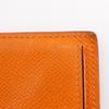 HERMES Baan classic Purse Orange / SilverHardware Epsom unisex Used