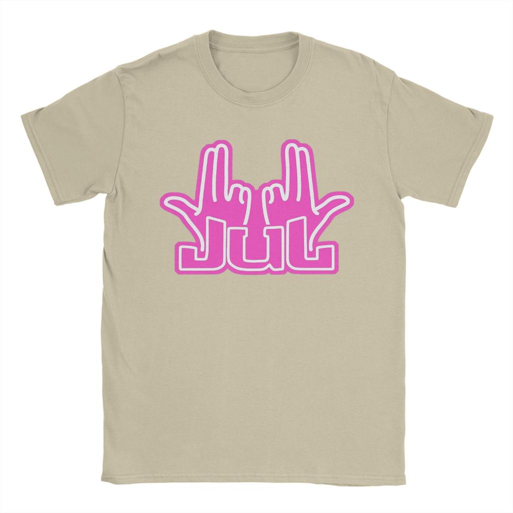 Mens TShirts Rapper Singer Jul Sign Amazing 100 Cotton Tees Short Sleeve T Shirt O Neck Tops Printed