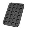 Non-stick Round Cupcake Mold Pan Muffin Tray Carbon Steel Baking Pan Pudding Bakeware Biscuit Pan(l)