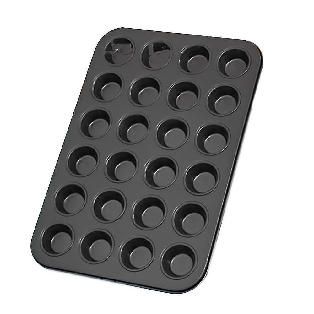 Non-stick Round Cupcake Mold Pan Muffin Tray Carbon Steel Baking Pan Pudding Bakeware Biscuit Pan(l)