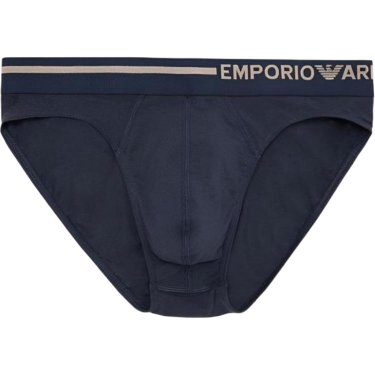 

Emporio Armani Letter Stripe Logo Triangle Briefs Men underwear Navy-Blue 111960-3F523-100135 L