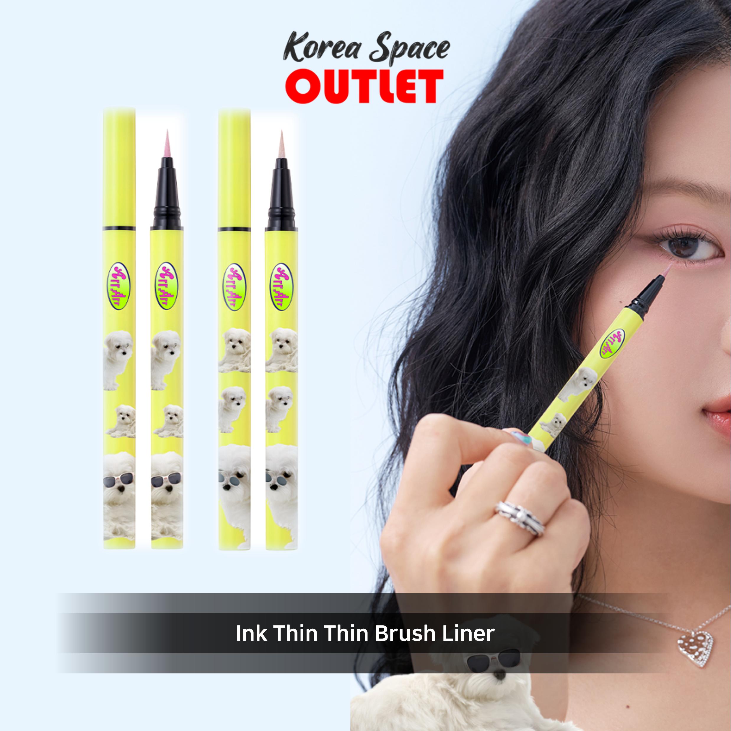 

Peripera X Maltese Archive, Ink Thin Twinkle Brush Liner розовый