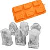 6 Cavity Witch Broom Cookie Mold DIY Mousse Cake Mould Bakeware Finger Biscuit Mold  Resin