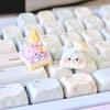Anime Eggshell Series Keycap Original Cute Cartoon  Resin Mechanical Keyboard Keycap Esc Exquisite Decoration Gift