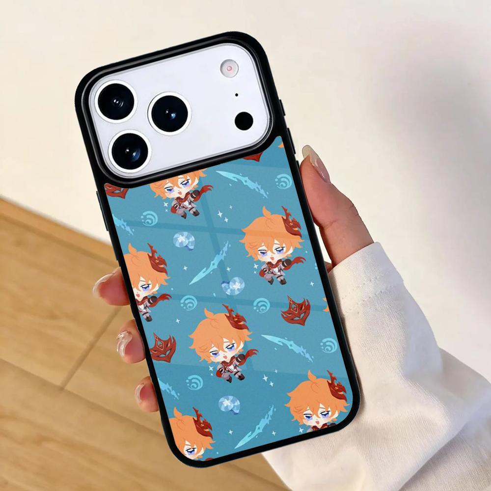Tartaglia Genshin Impact Phone Case For Apple iPhone 17 air 16 Pro Max 15 Pro Max 14 13 12 11 Mini Back Cover