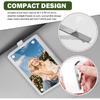 6PCS Visor Clips for Cars,Self-Adhesive Sun Visor Picture Clip for Personalizing Your Car Decor,Stainless Steel Visors Clip Photo Frame Car