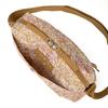Hiromichi Nakano Fesli Shoulder Bag with Back 17521 Women's Pocket, Blue-Gray (Herringbone Pattern), No.
