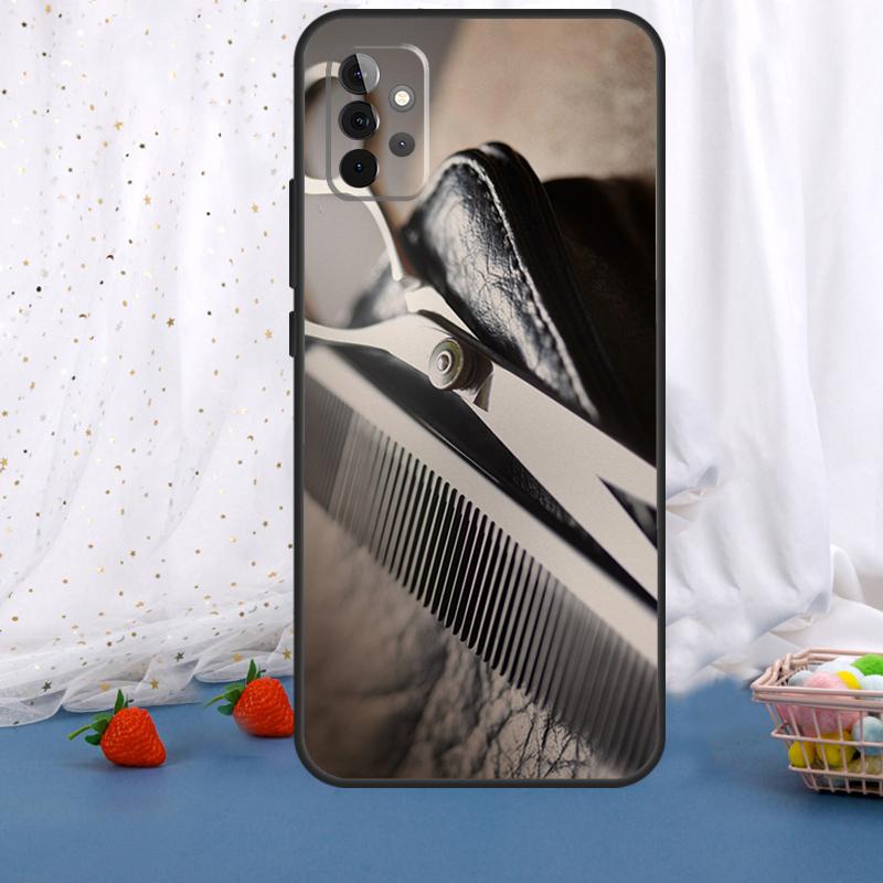 Hair Stylist Scissors Brush Switch For Samsung Galaxy A53 A33 A16 A06 A56 A36 A26 A05 A22 A32 A52 A54 A34 A14 A55 A15 A35 Case