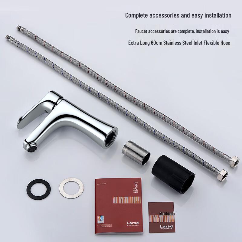 Larsd F072 Brass Single Handle Basin Faucet