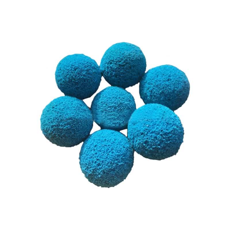 Solid Rubber Cleaning Ball синий