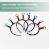 Lurrose 4-Piece Halloween Headbands, Lightweight and Comfortable Headpieces with Eye-catching Designs, Fun Party Hair Accessories, and Photo Props