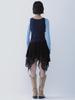 Cecese Lace Up Lace Skirt Black