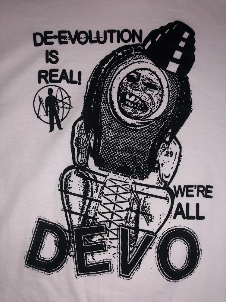 

DEVO Band Gift For Family White T-Shirt Cotton All Size S-5XL YY129 Unisex T-Shirt S