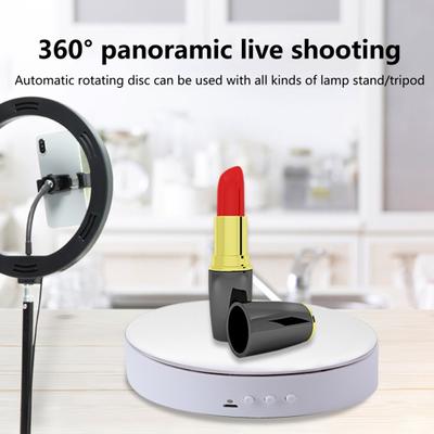 Rotating Display Stand 360 Degree Rotation Large Bearing Capacity Low Noise Rechargeable