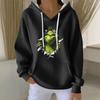 Women's Fashion Casual Christmas Angel Print Pullover Long-Sleeve Sweatshirt