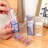 Portable Organizer Q-tip Holder Cotton Balls Dispenser Box Swab Canisters Toothpick Container