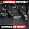 Gas Accelerator Pedal Covers Compatible with Nissan Frontier 2022-2024 Stainless Steel Throttle Brake Pedal Cover Anti-Slip No Drilling Brake Foot