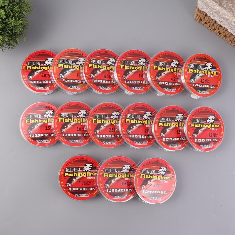 100M Fish Lines Super Strong Strands Nylon Wire Fishing Multifilamento Transparent Fishing Lines
