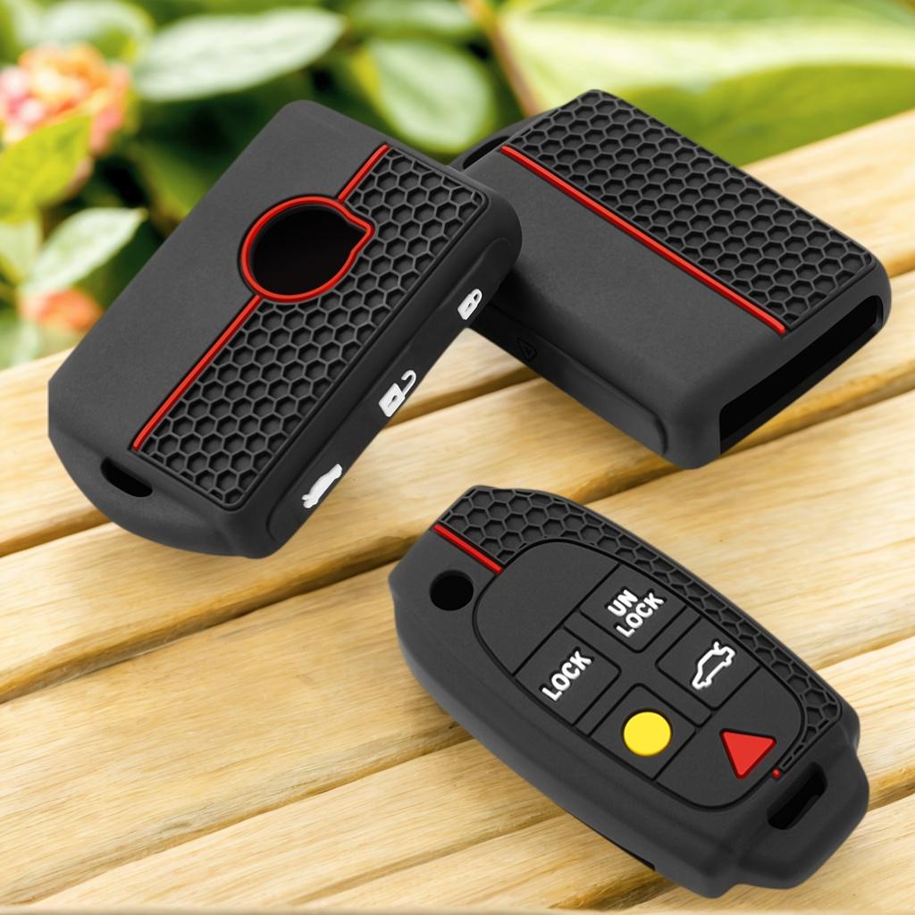 Car Key Cover Case Shell Holder Bag For Volvo S60 S90 XC40 XC60 XC90 V60 V90 Polestar 1 Polestar 2 Auto Key Protection Accessory