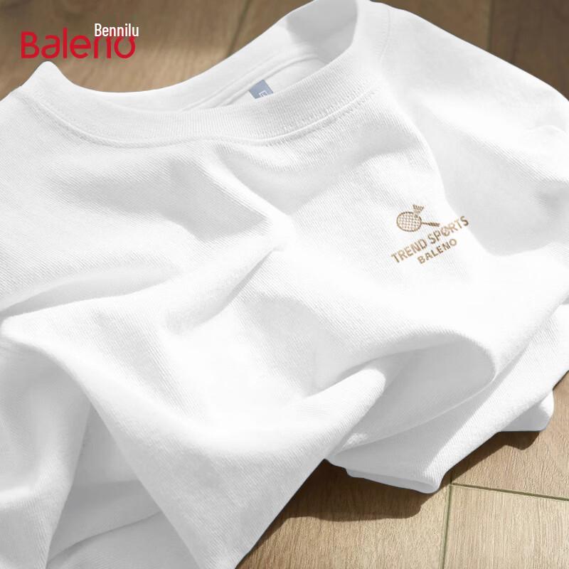 

Baleno Men s 2026 Summer Pure Cotton Loose Fit T-Shirt 3XL