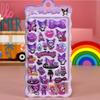 4pcs Kawaii Sanrio Kuromi Cartoon 3D Relief Stickers Aesthetic Waterproof DIY Diary Laptop Cute Anime Decoration Sticker Toys