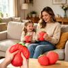 Jouet Fraise Squishy Géant, Balle Anti-Stress Sensorielle Fidget à Rebond Lent Extra Large, Jouet Fruit Sensoriel de Soulagement du Stress Cadeau pour Adultes