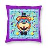 FNAF At Freddys Pillowcase Soft Fabric Cushion Cover Decorations  Throw Pillow Case Cover Home Zipper 4040cm
