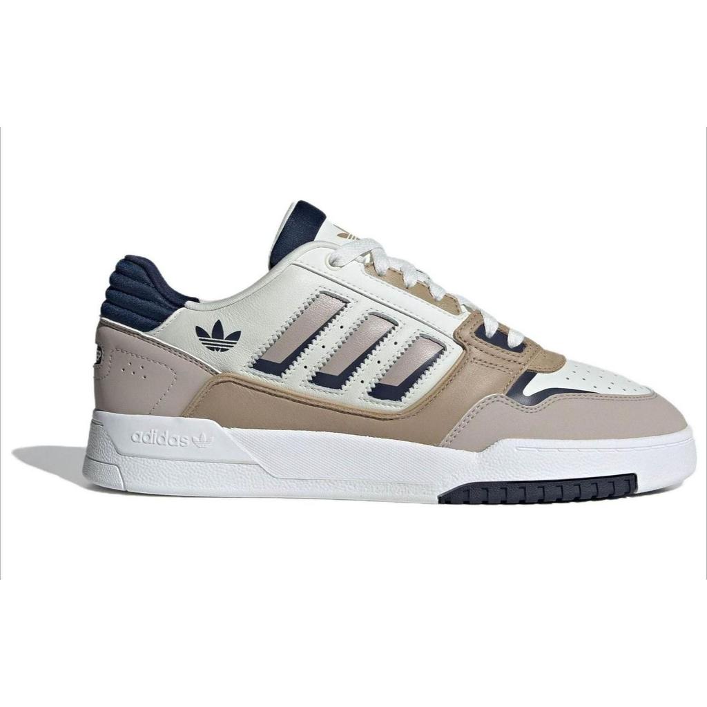 Adidas Originals Drop Step 2.0 Low Fashion Casual Durable Breathable Low-Top Skate Shoes Unisex Sneakers White Brown IG4334